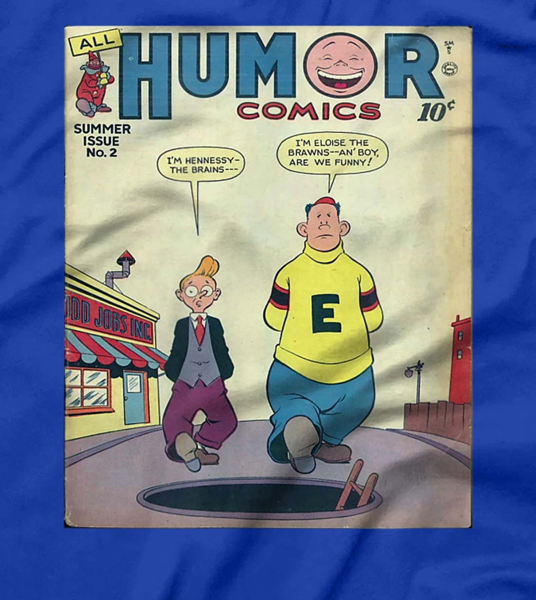 Retro Vintage Distressed Comic Book Humor Original Print T-Shirt, Kid T-Shirt and Women T-Shirt