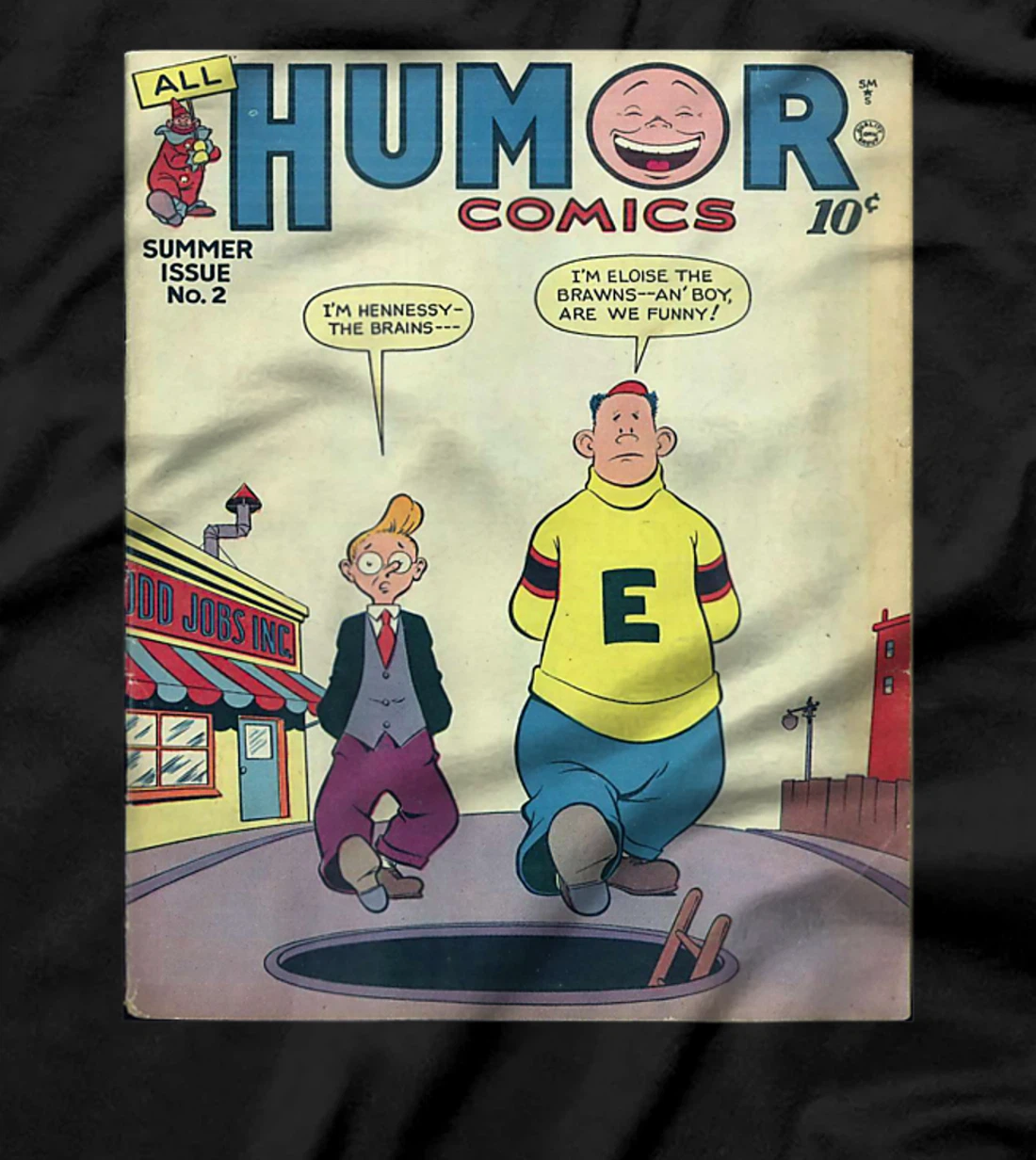 Retro Vintage Distressed Comic Book Humor Original Print T-Shirt, Kid T-Shirt and Women T-Shirt