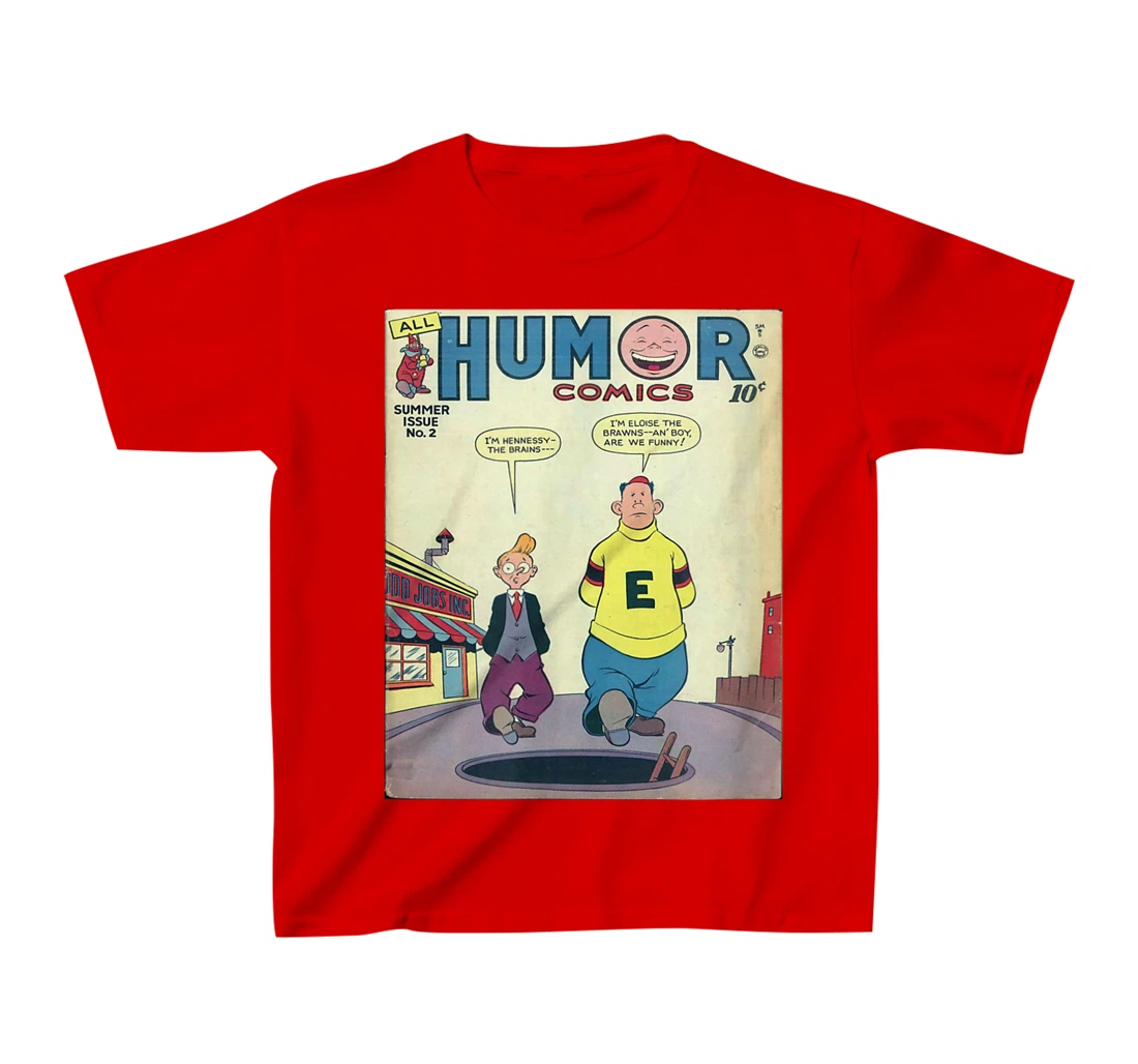 Retro Vintage Distressed Comic Book Humor Original Print T-Shirt, Kid T-Shirt and Women T-Shirt