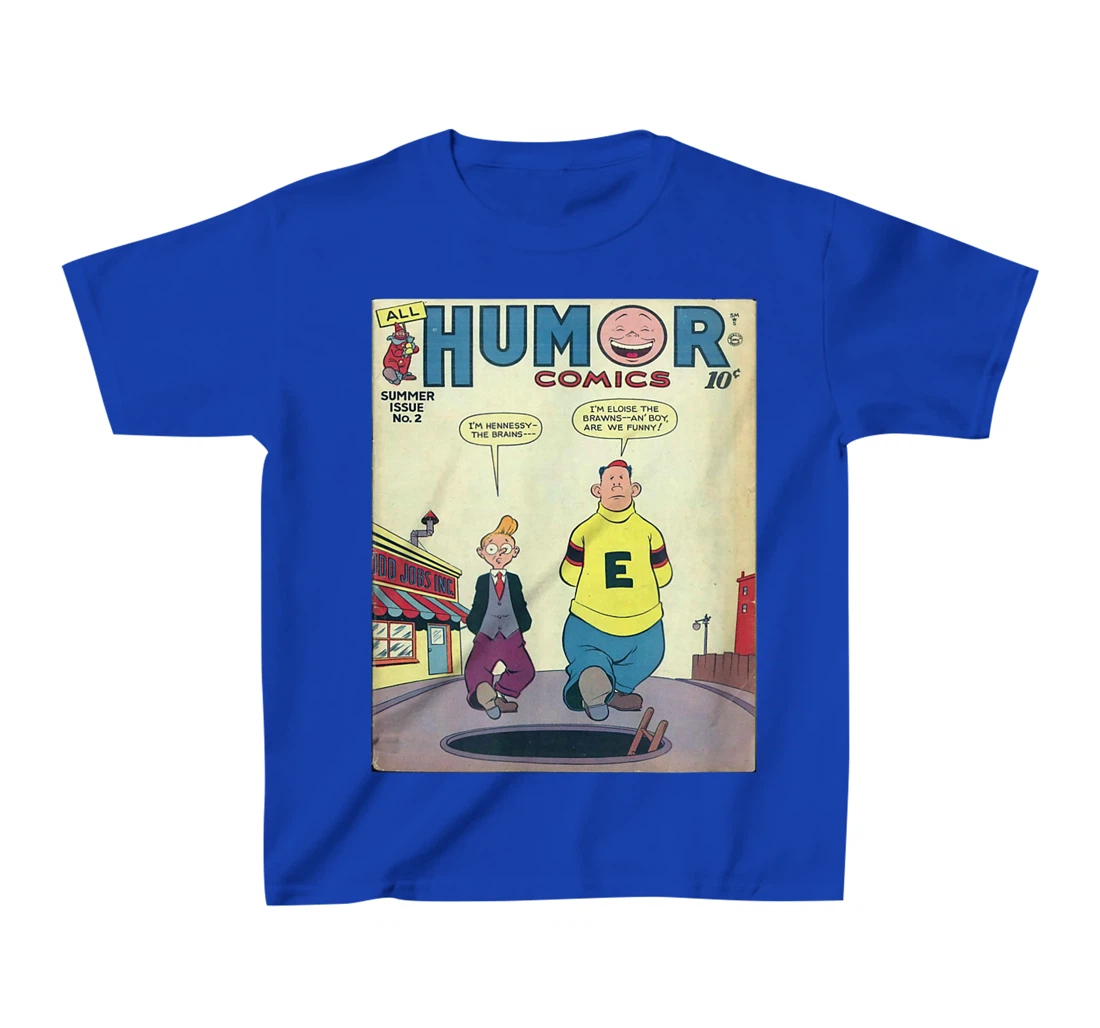 Retro Vintage Distressed Comic Book Humor Original Print T-Shirt, Kid T-Shirt and Women T-Shirt