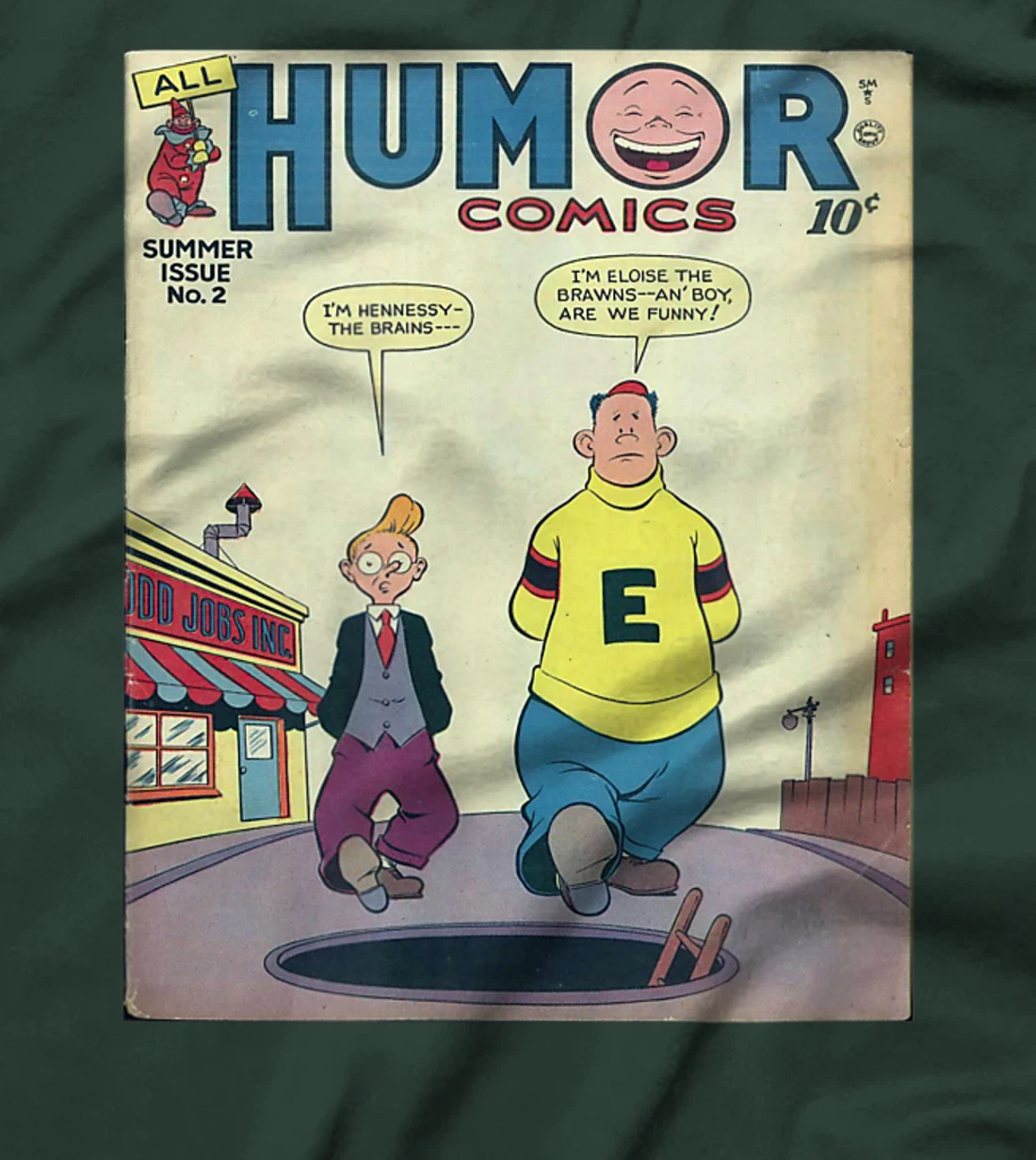 Retro Vintage Distressed Comic Book Humor Original Print T-Shirt, Kid T-Shirt and Women T-Shirt