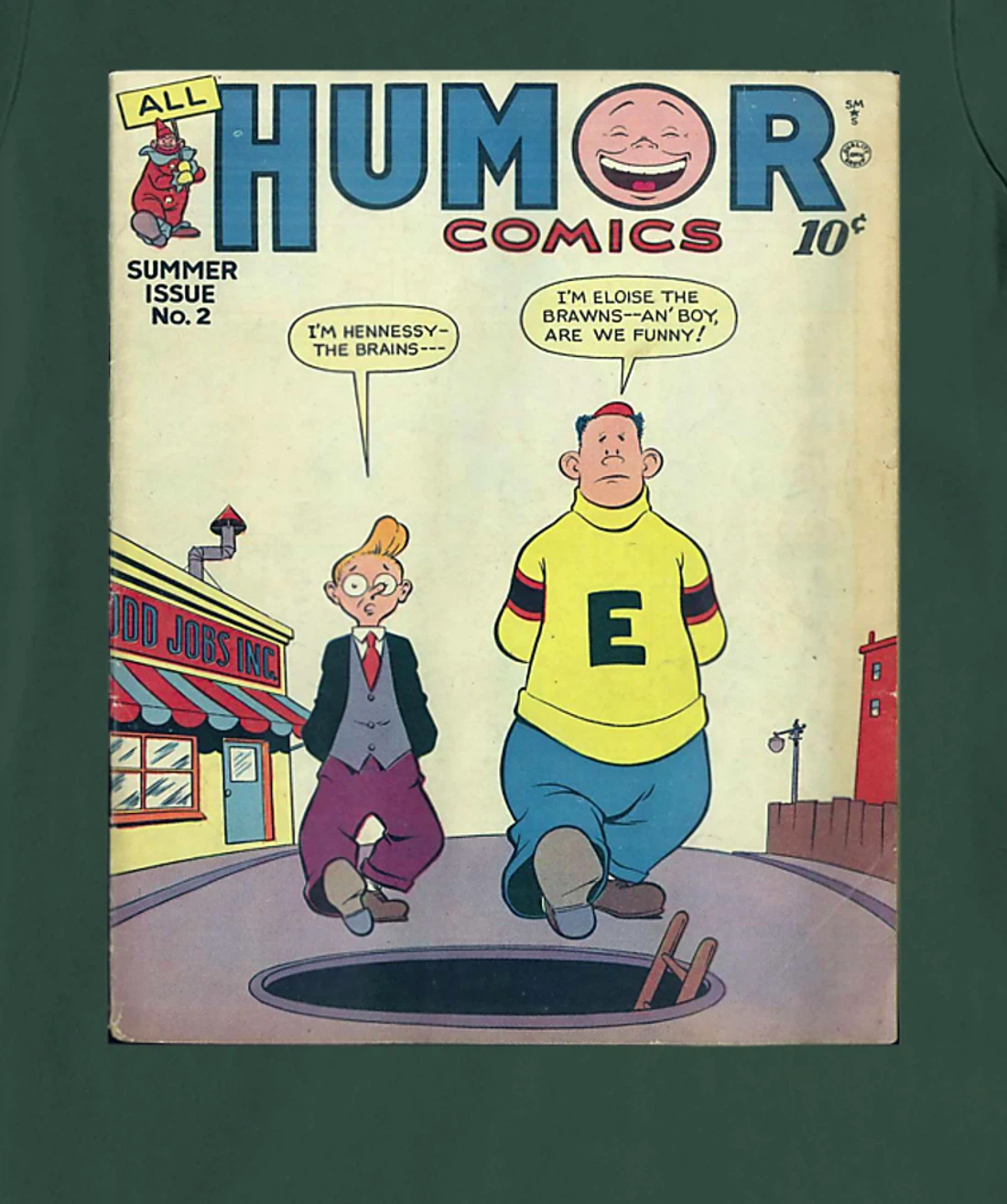 Retro Vintage Distressed Comic Book Humor Original Print T-Shirt, Kid T-Shirt and Women T-Shirt