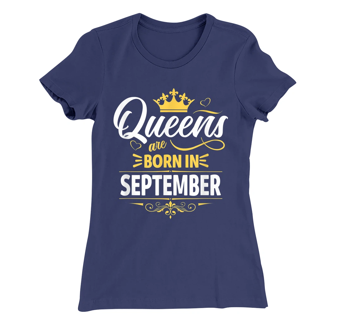 Miss September Graphic Tee, This Queen Was Born On September T-Shirt, Kid T-Shirt and Women T-Shirt