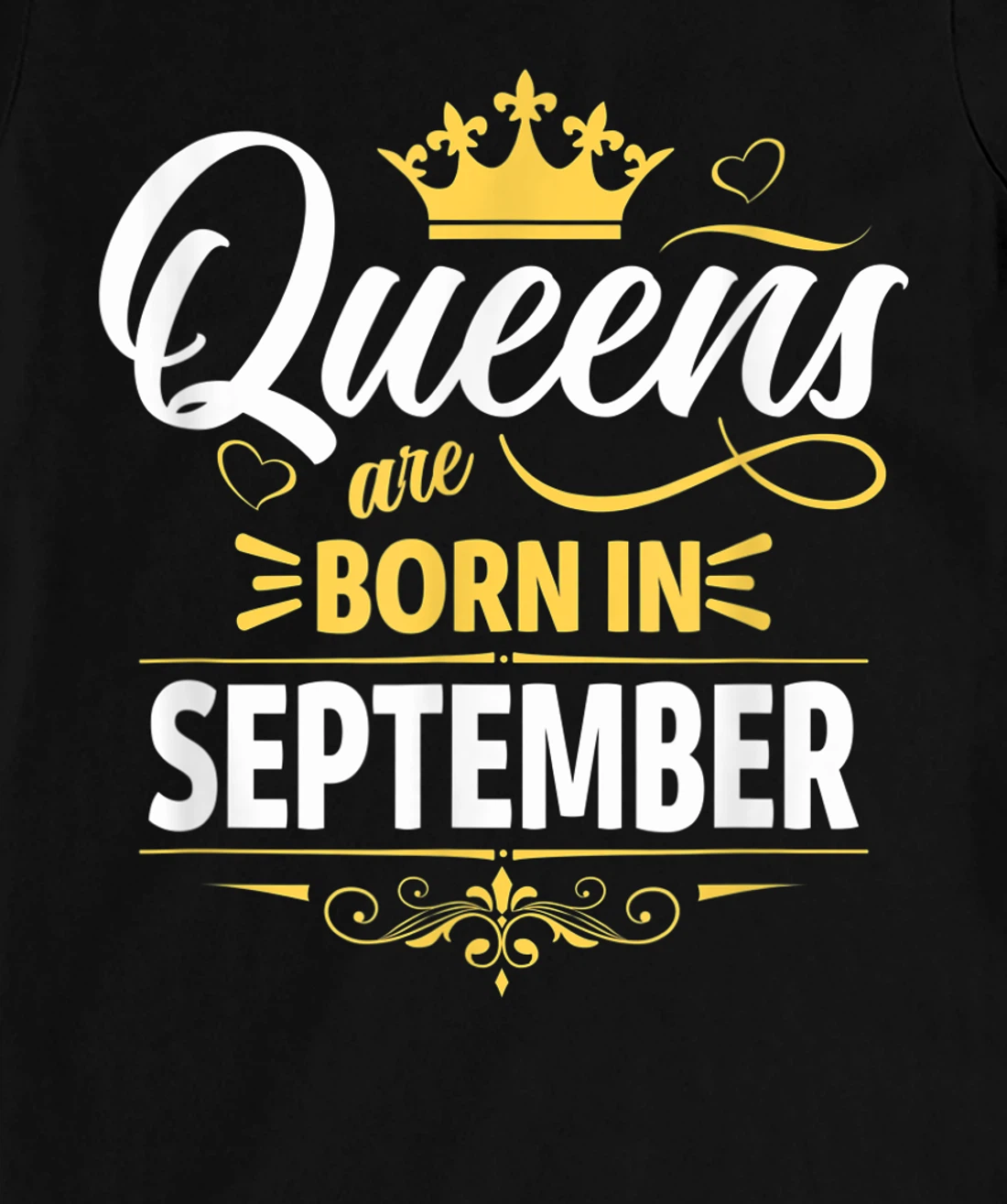 Miss September Graphic Tee, This Queen Was Born On September T-Shirt, Kid T-Shirt and Women T-Shirt