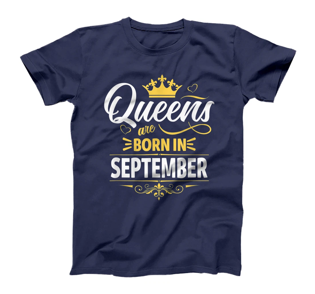 Miss September Graphic Tee, This Queen Was Born On September T-Shirt, Kid T-Shirt and Women T-Shirt