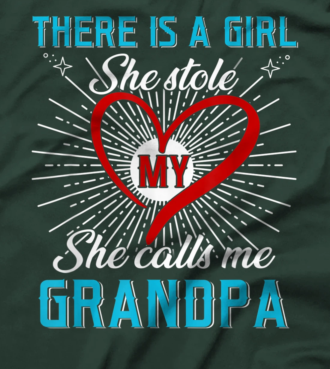 This A Girl Who Kinda Stole My Heart She Calls Me Grandpa T-Shirt, Kid T-Shirt and Women T-Shirt