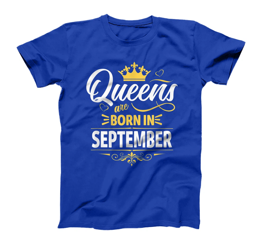 Miss September Graphic Tee, This Queen Was Born On September T-Shirt, Kid T-Shirt and Women T-Shirt