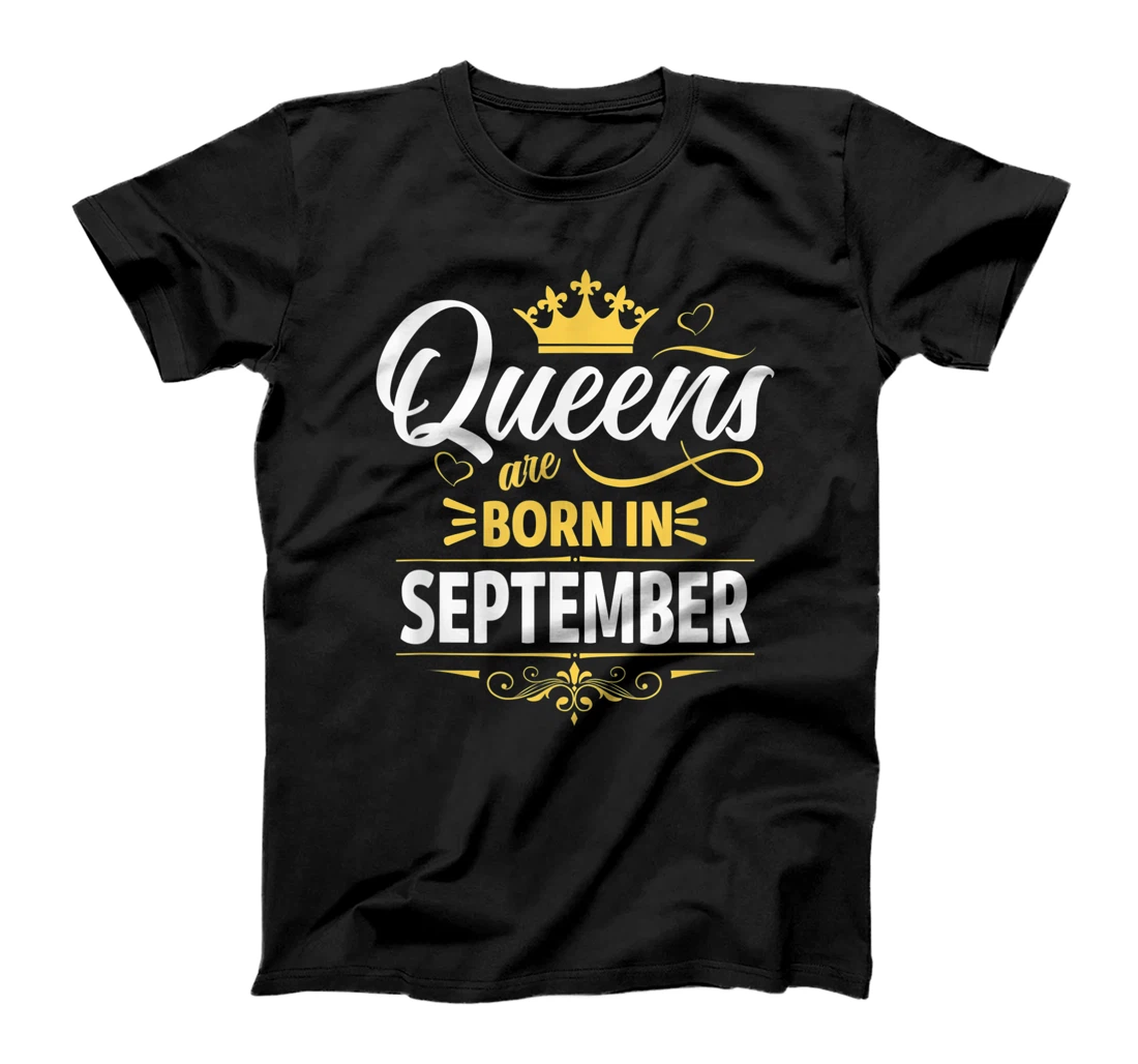 Miss September Graphic Tee, This Queen Was Born On September T-Shirt, Kid T-Shirt and Women T-Shirt