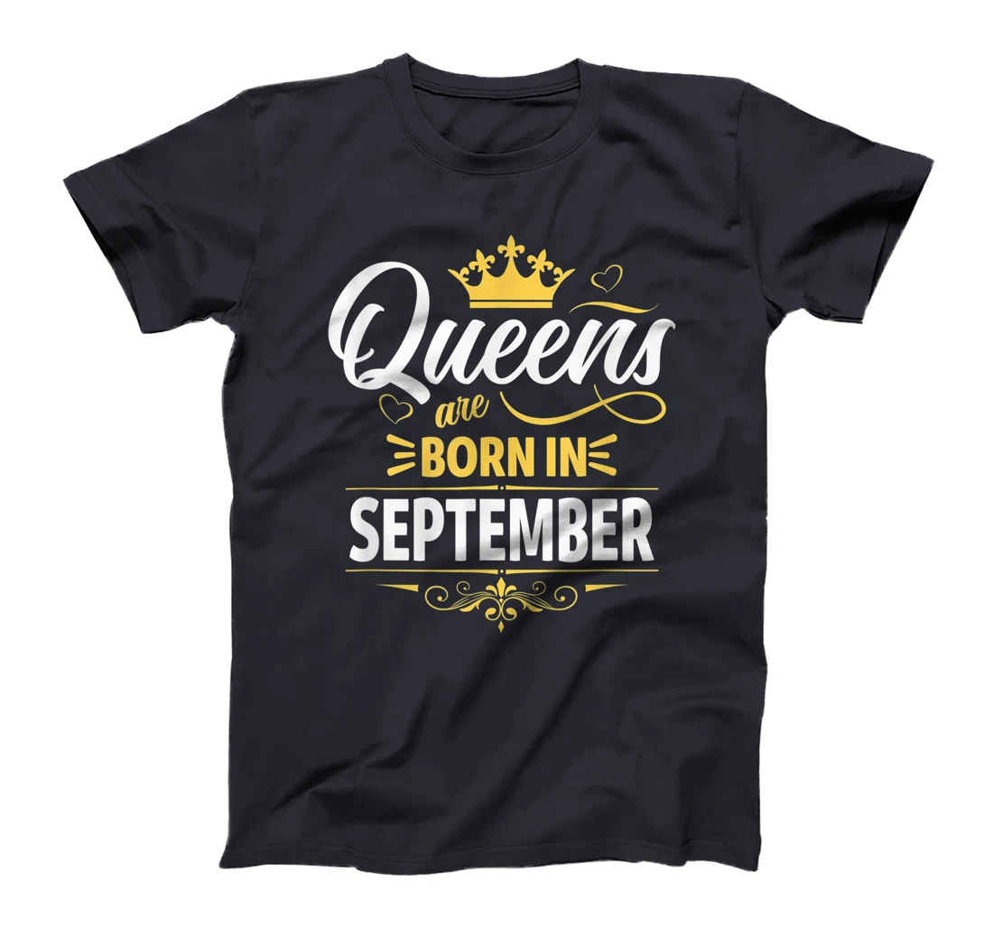 Miss September Graphic Tee, This Queen Was Born On September T-Shirt, Kid T-Shirt and Women T-Shirt