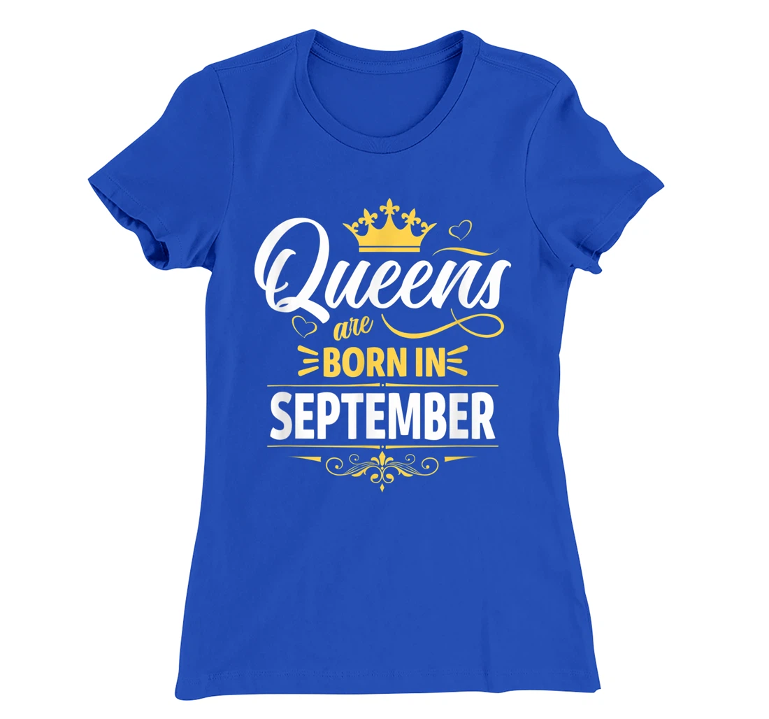 Miss September Graphic Tee, This Queen Was Born On September T-Shirt, Kid T-Shirt and Women T-Shirt