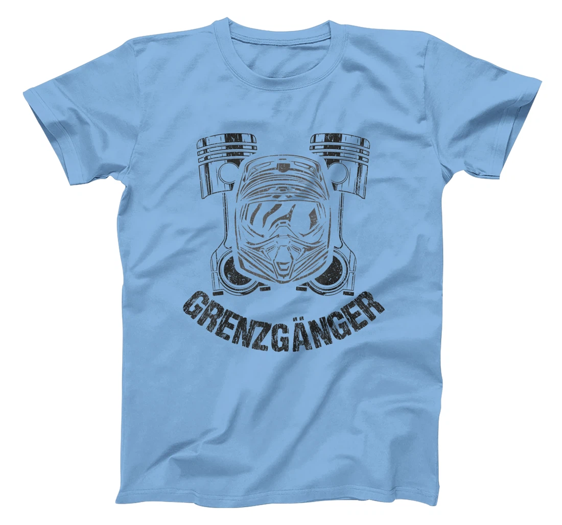 Border Cross Motocross Cylinder Motorcycle Dirt Bike T-Shirt