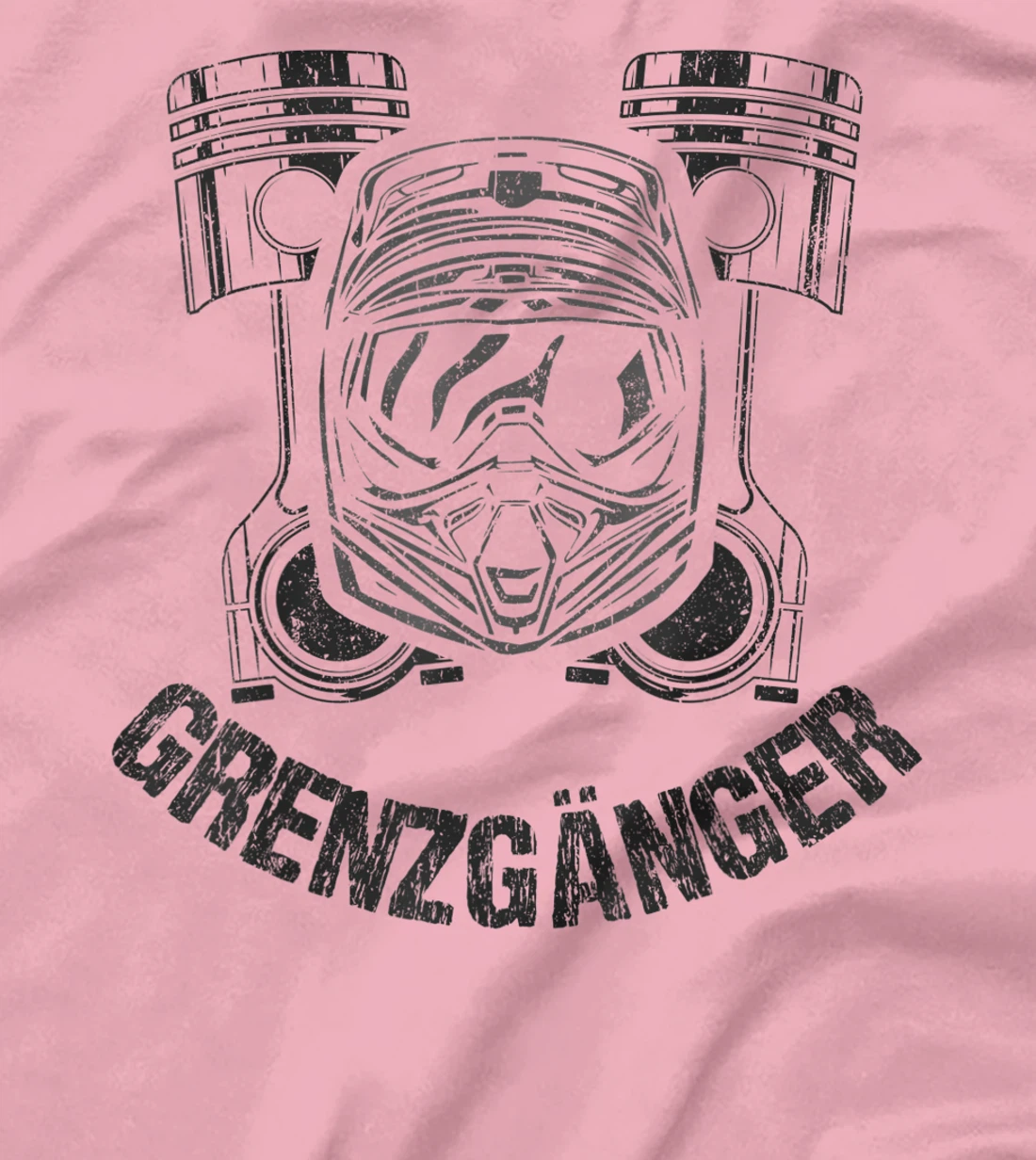 Border Cross Motocross Cylinder Motorcycle Dirt Bike T-Shirt