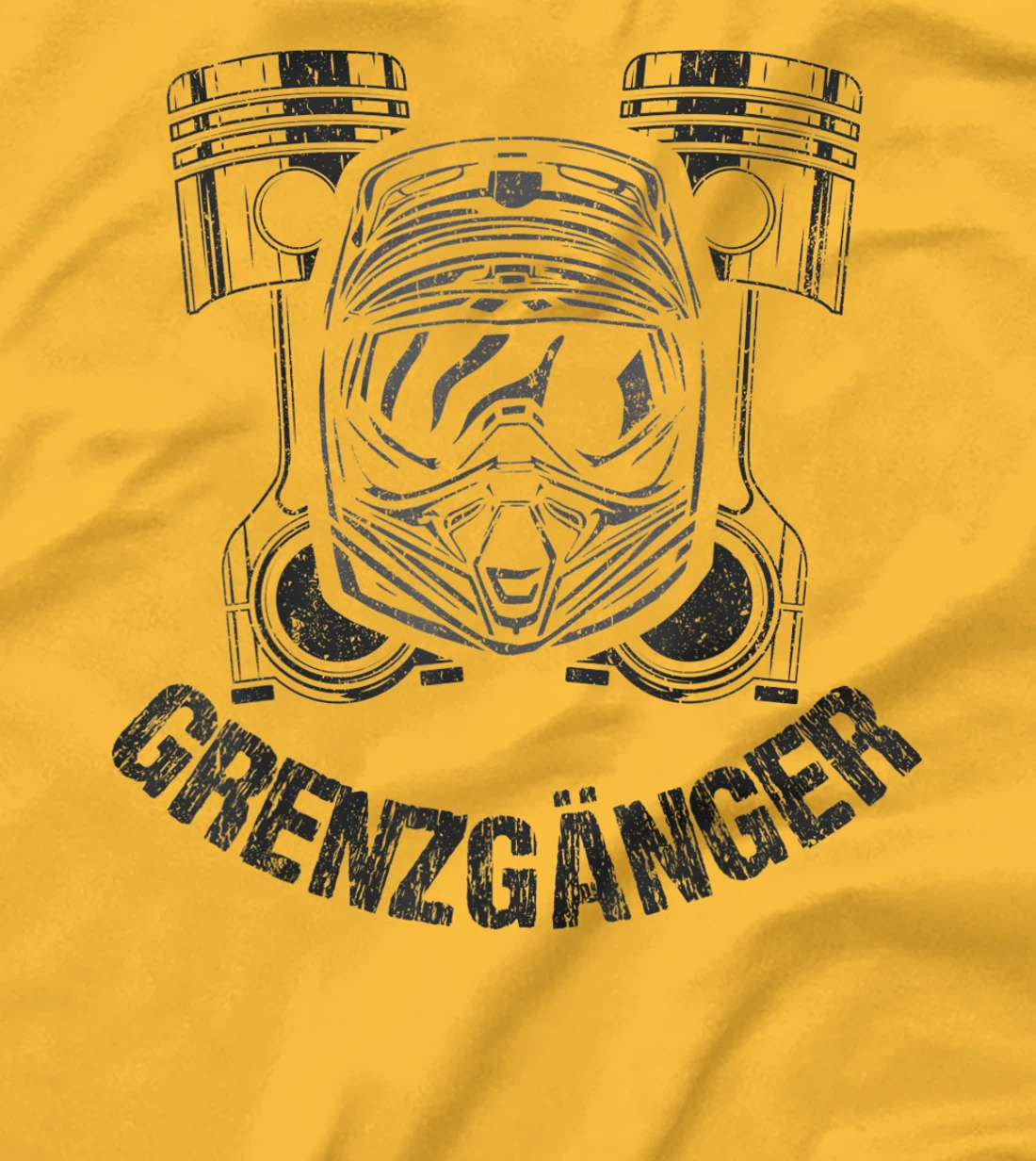 Border Cross Motocross Cylinder Motorcycle Dirt Bike T-Shirt