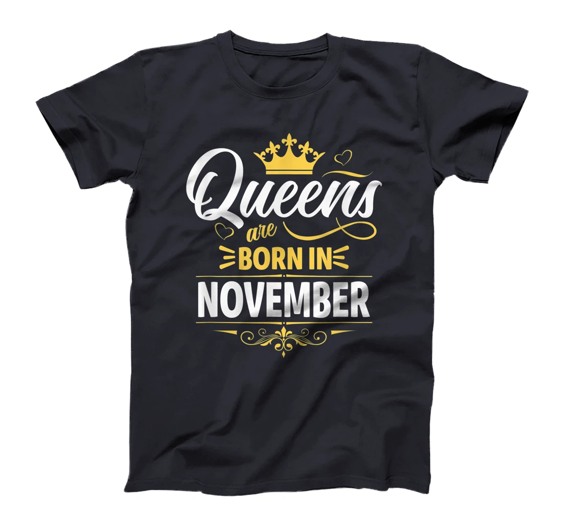 Miss November Graphic Tee, This Queen Was Born On November T-Shirt, Kid T-Shirt and Women T-Shirt