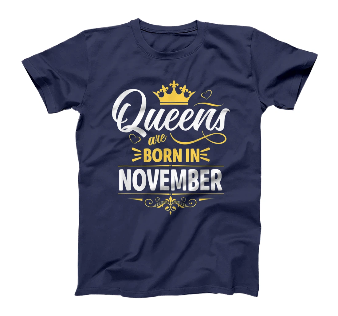 Miss November Graphic Tee, This Queen Was Born On November T-Shirt, Kid T-Shirt and Women T-Shirt