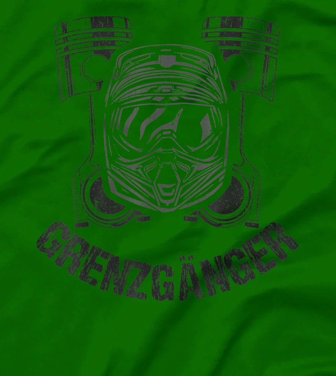 Border Cross Motocross Cylinder Motorcycle Dirt Bike T-Shirt