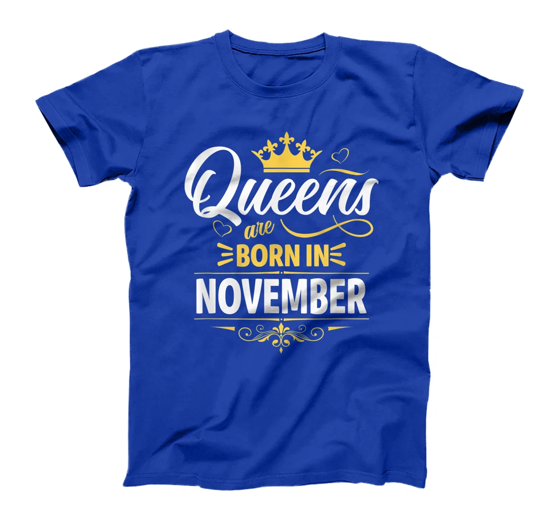 Miss November Graphic Tee, This Queen Was Born On November T-Shirt, Kid T-Shirt and Women T-Shirt