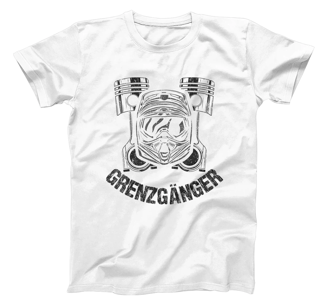 Border Cross Motocross Cylinder Motorcycle Dirt Bike T-Shirt