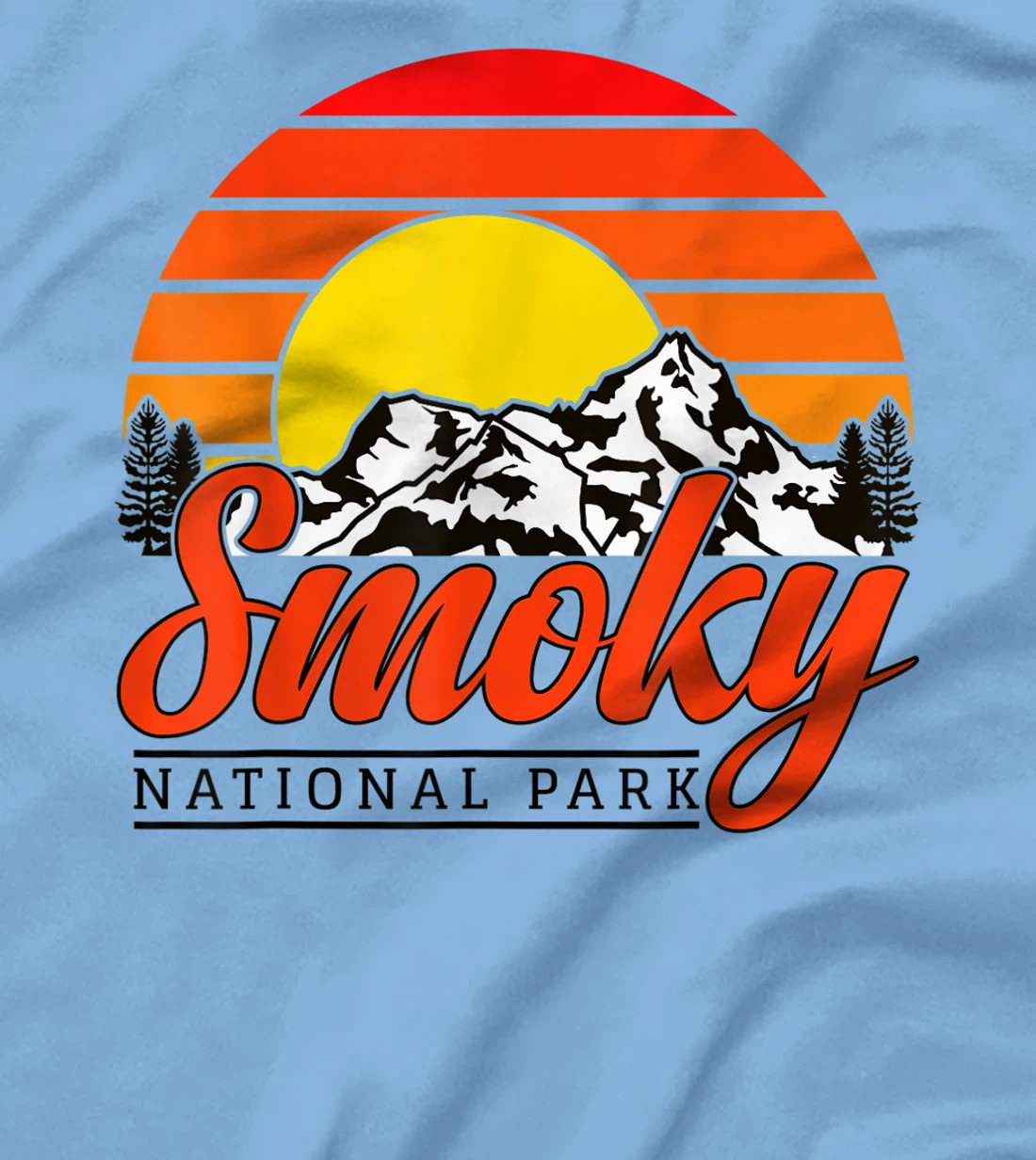 Womens Great Smoky Mountains National Park Smoky Mountains Souvenir T-Shirt, Women T-Shirt