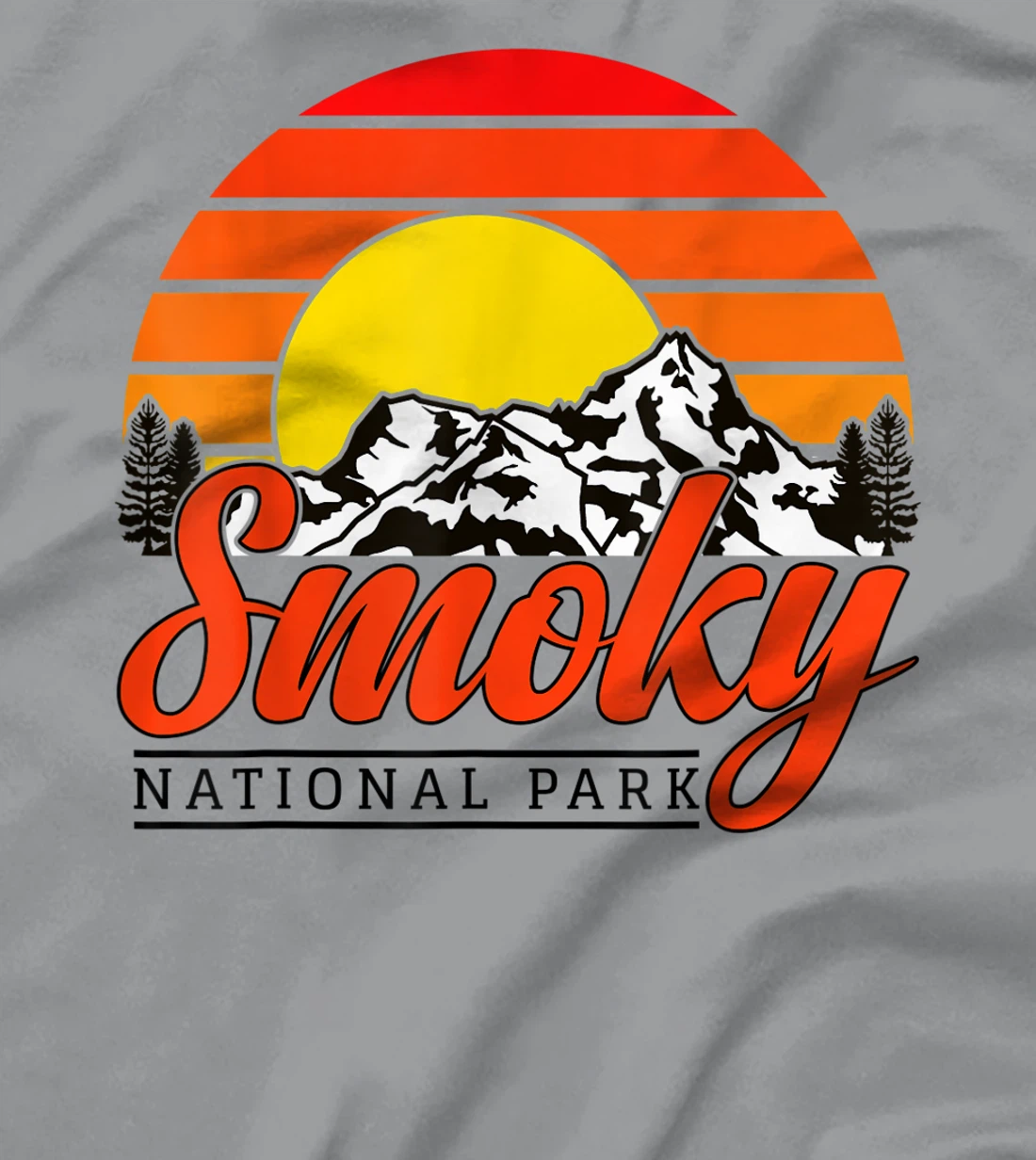 Womens Great Smoky Mountains National Park Smoky Mountains Souvenir T-Shirt, Women T-Shirt