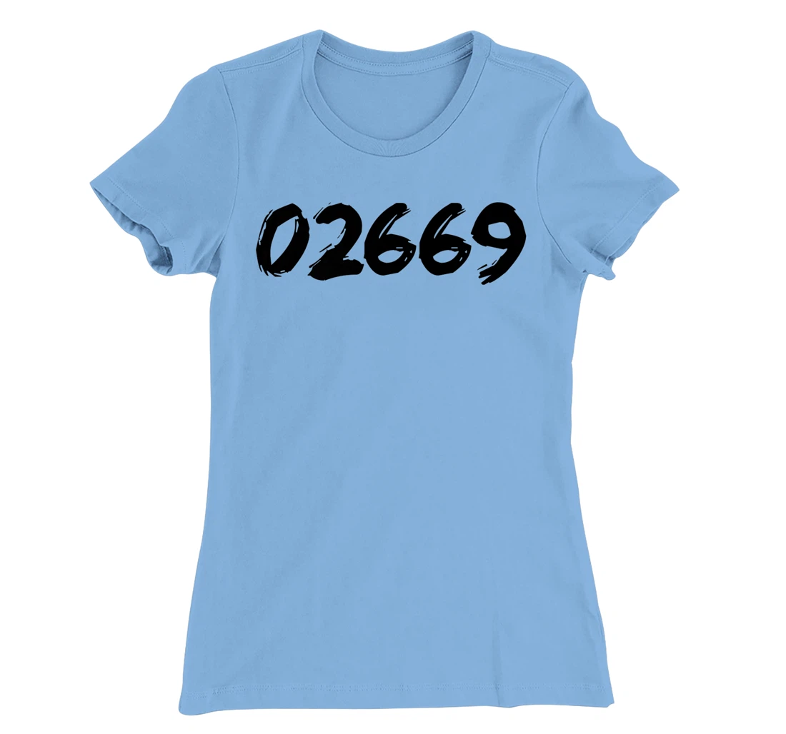 Womens 02669 Zipcode West Chatham Mass. MA Hometown Pride Zip 02669 T-Shirt, Women T-Shirt