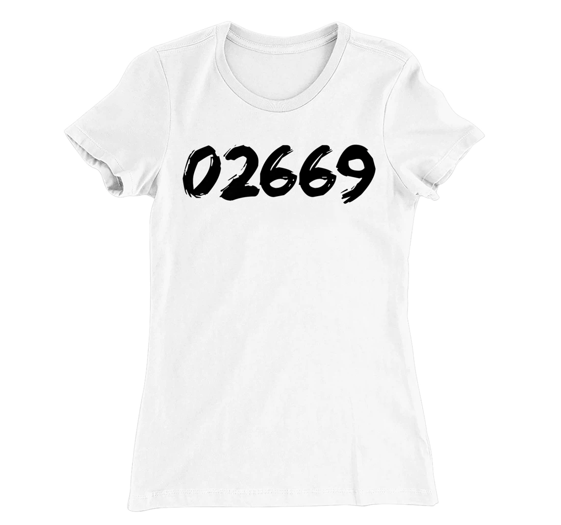 Womens 02669 Zipcode West Chatham Mass. MA Hometown Pride Zip 02669 T-Shirt, Women T-Shirt