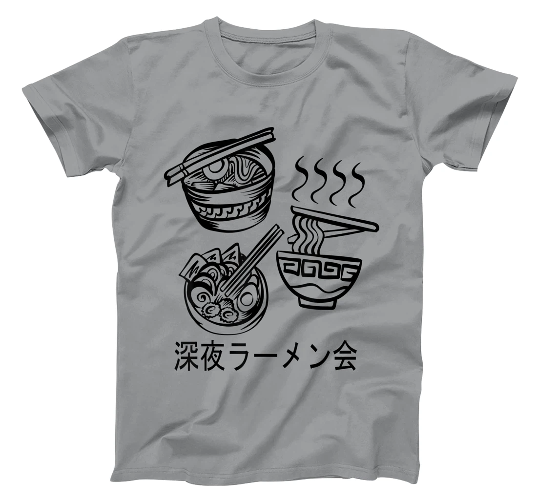 Womens Noodles Meeting At A Late Night Ramen Party 深夜ラーメン会 T-Shirt, Kid T-Shirt and Women T-Shirt