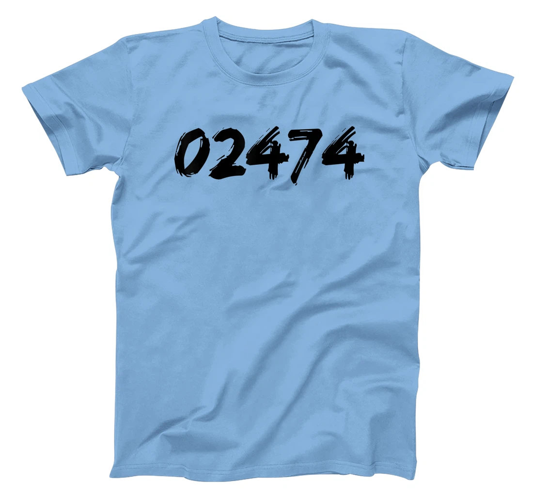 Womens 02474 Zipcode Arlington Mass. MA Hometown Pride Zip 02474 T-Shirt, Women T-Shirt