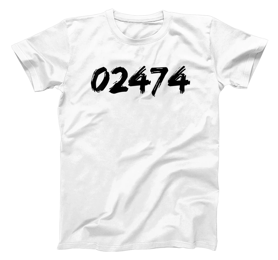 Womens 02474 Zipcode Arlington Mass. MA Hometown Pride Zip 02474 T-Shirt, Women T-Shirt