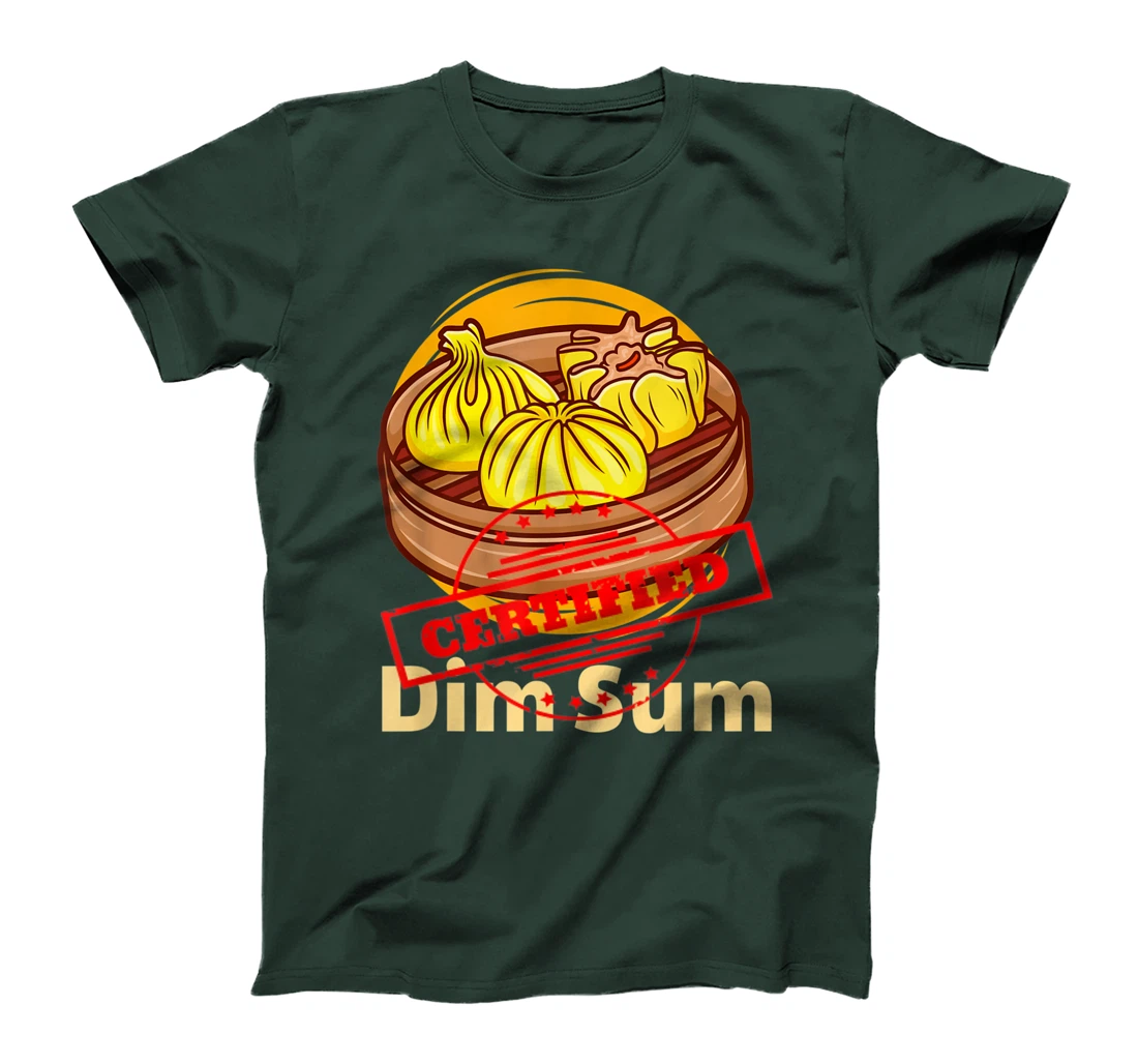 Certified Foodie Dim Sun Funny Chinese Food Lovers Costume T-Shirt, Women T-Shirt