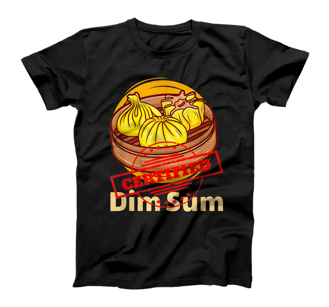 Certified Foodie Dim Sun Funny Chinese Food Lovers Costume T-Shirt, Women T-Shirt