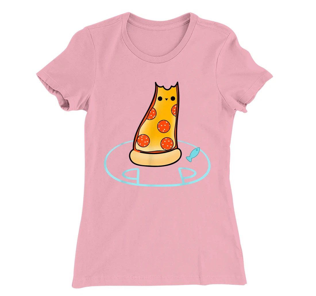 Womens Purrpurroni and Cheese - Pizza Cat T-Shirt, Kid T-Shirt and Women T-Shirt