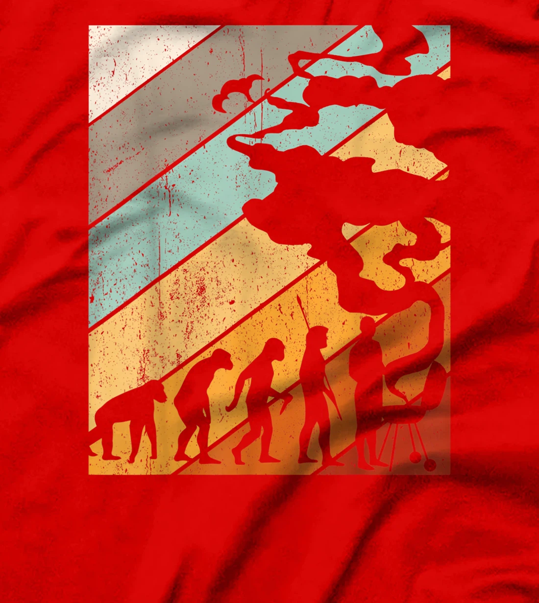 BBQ Grilling Evolution Gift Grill Master T-Shirt