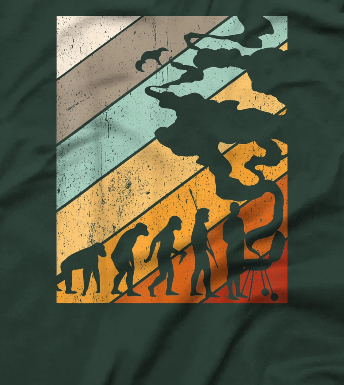 BBQ Grilling Evolution Gift Grill Master T-Shirt