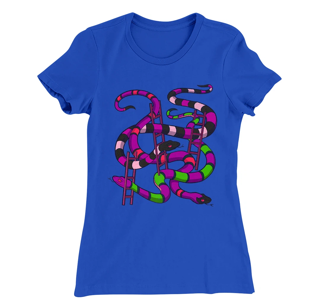 Snakes and Ladders Dark Humor Board Game Horror Gamer T-Shirt, Kid T-Shirt and Women T-Shirt