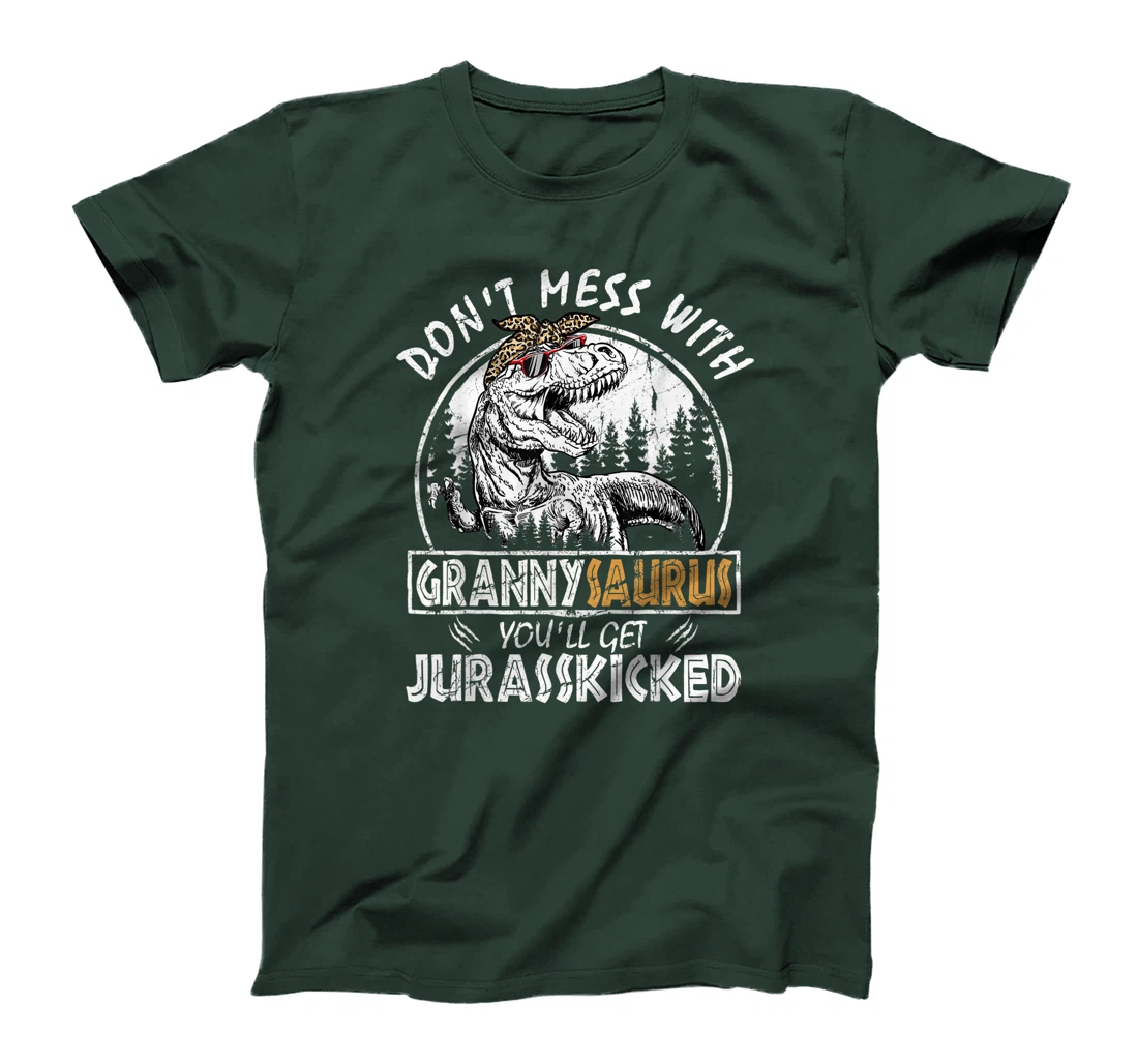 Don't Mess With Grannysaurus Youll Get Jurasskicked Granny T-Shirt, Kid T-Shirt and Women T-Shirt
