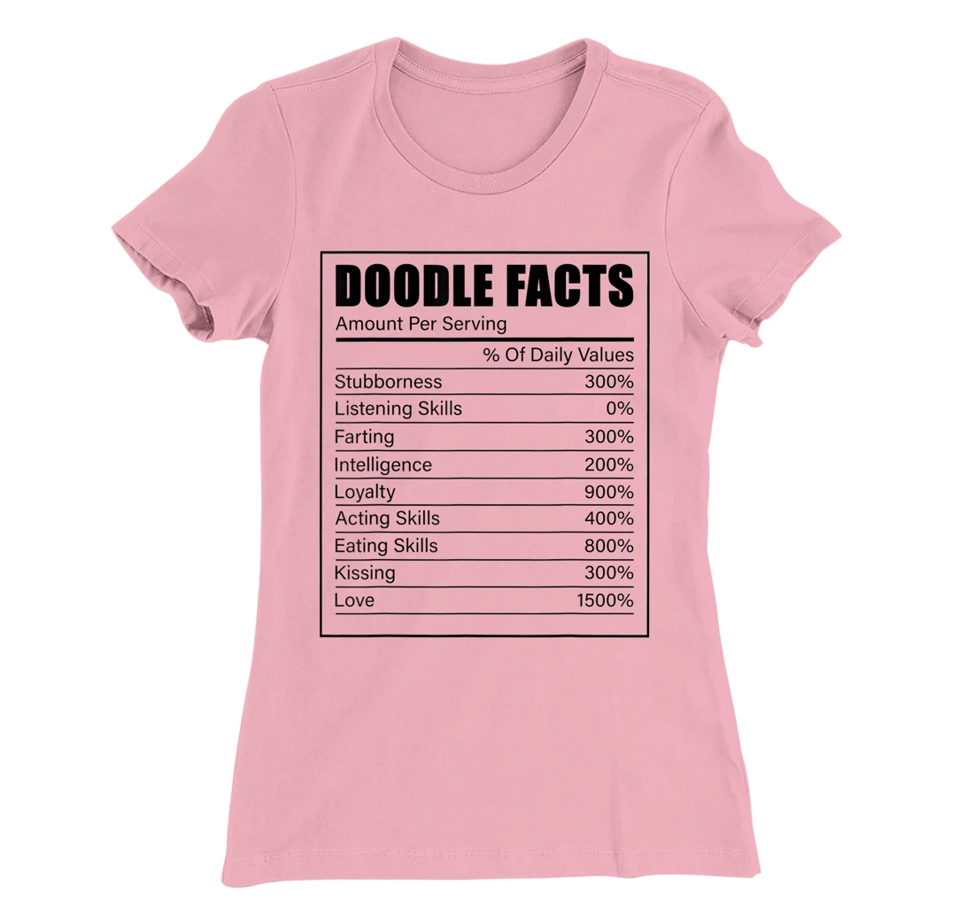 Golden Labradoodle Owner Doodle Facts Dog Lover Doodle T-Shirt, Kid T-Shirt and Women T-Shirt
