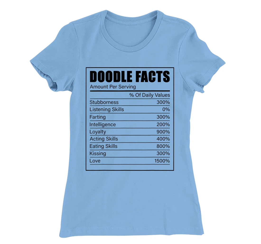 Golden Labradoodle Owner Doodle Facts Dog Lover Doodle T-Shirt, Kid T-Shirt and Women T-Shirt