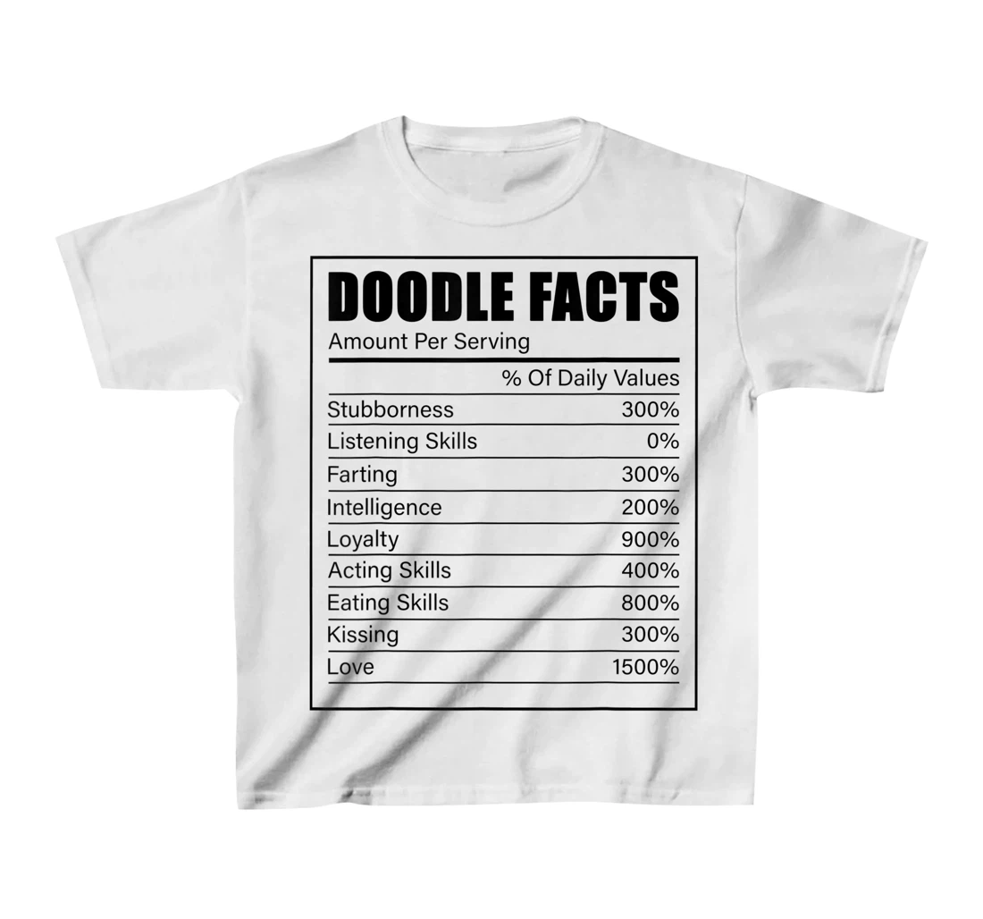 Golden Labradoodle Owner Doodle Facts Dog Lover Doodle T-Shirt, Kid T-Shirt and Women T-Shirt