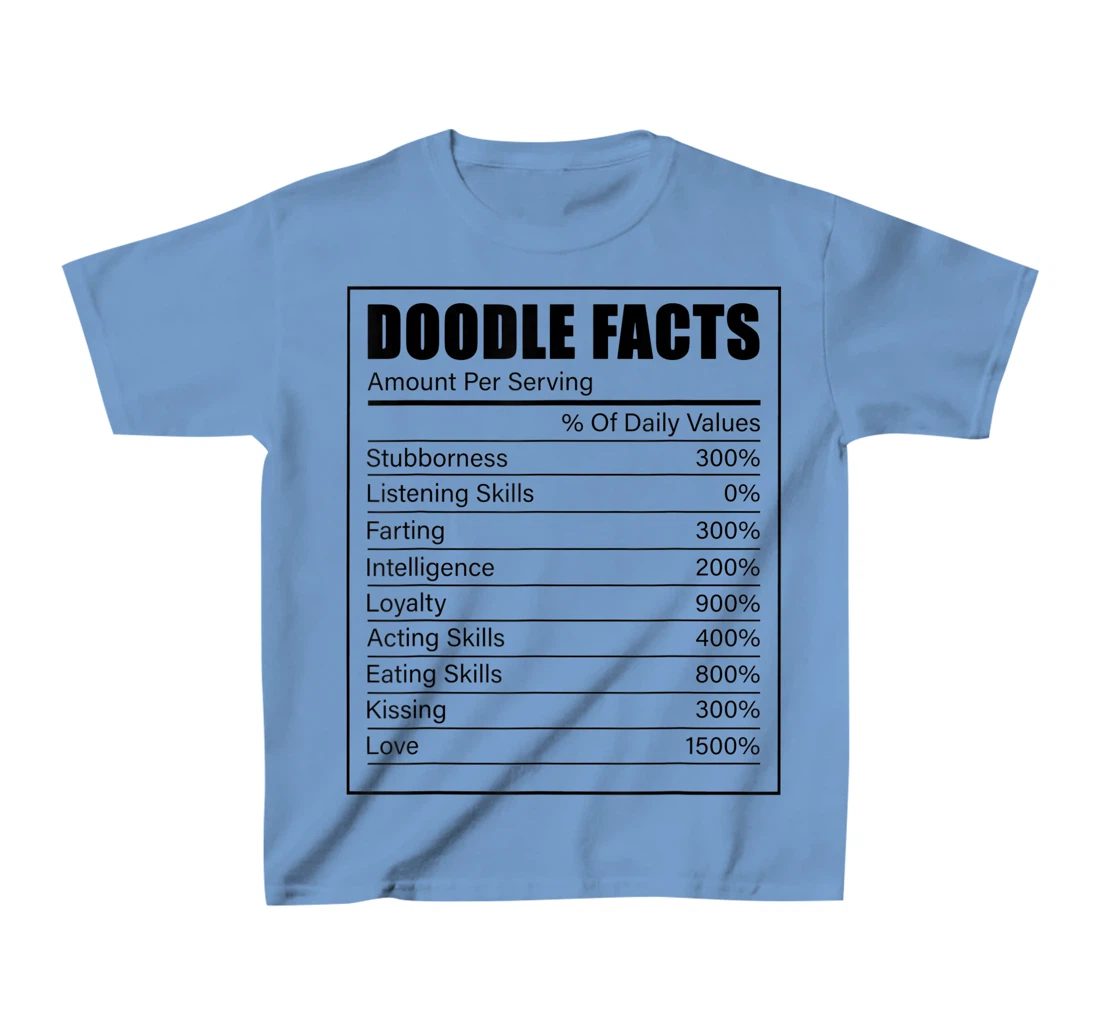 Golden Labradoodle Owner Doodle Facts Dog Lover Doodle T-Shirt, Kid T-Shirt and Women T-Shirt