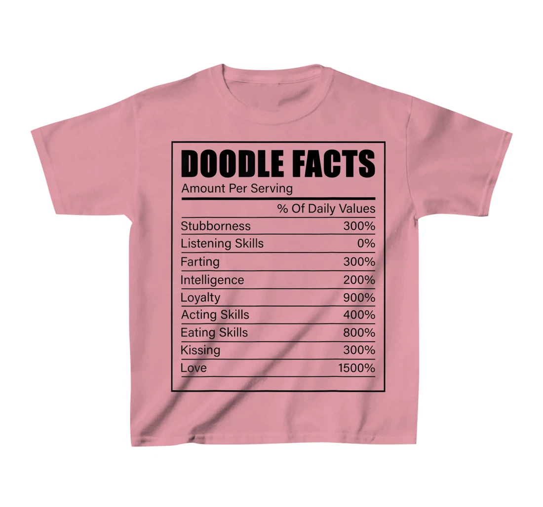 Golden Labradoodle Owner Doodle Facts Dog Lover Doodle T-Shirt, Kid T-Shirt and Women T-Shirt