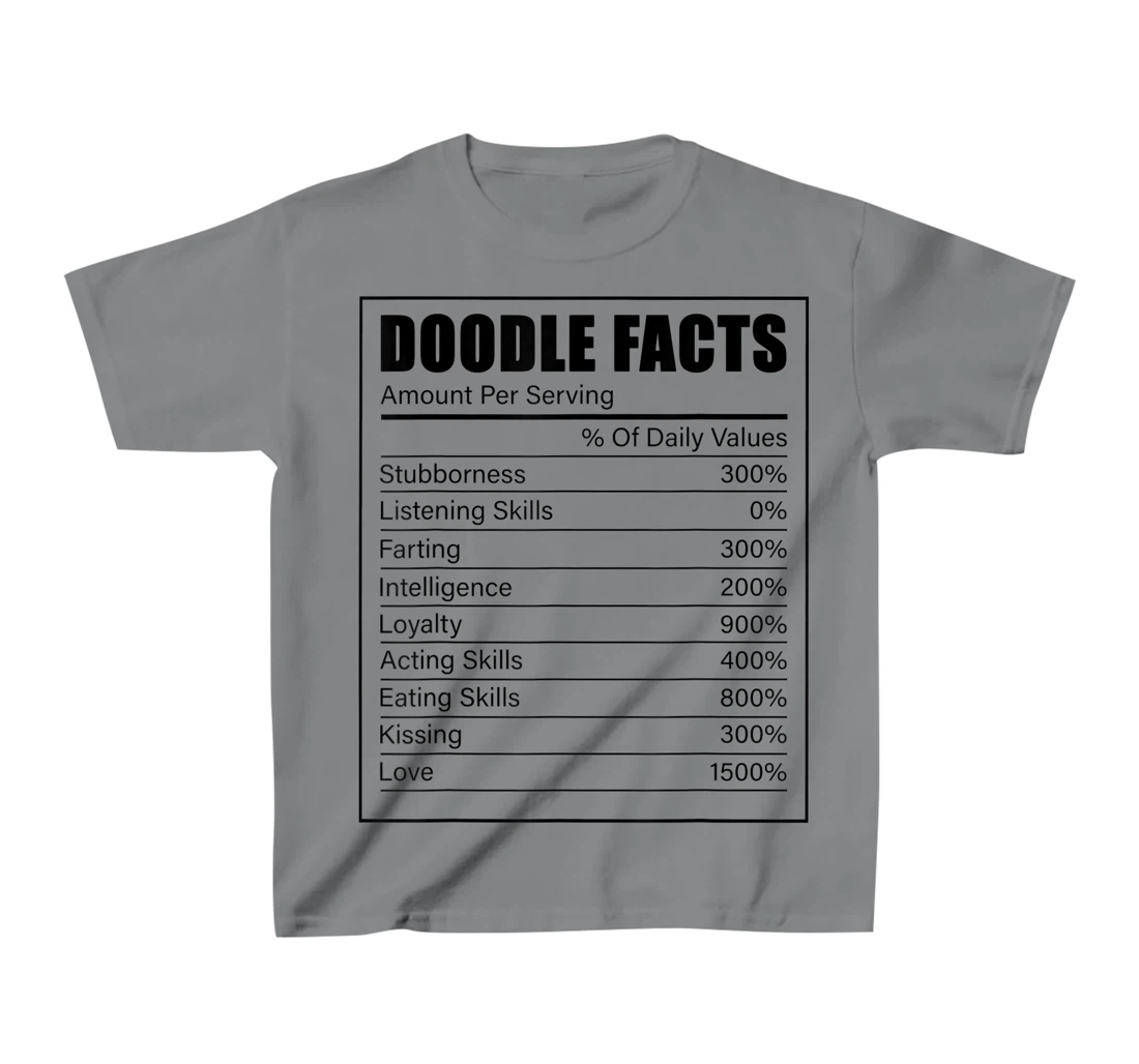 Golden Labradoodle Owner Doodle Facts Dog Lover Doodle T-Shirt, Kid T-Shirt and Women T-Shirt