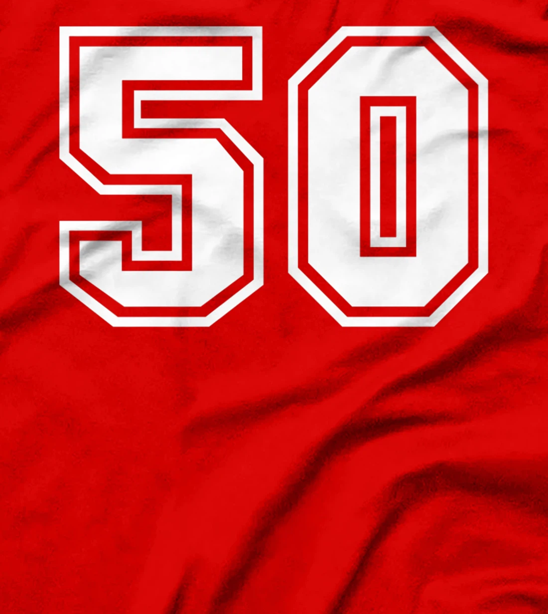 Number #50 Sports Jersey Lucky Favorite Number T-Shirt, Kid T-Shirt and Women T-Shirt