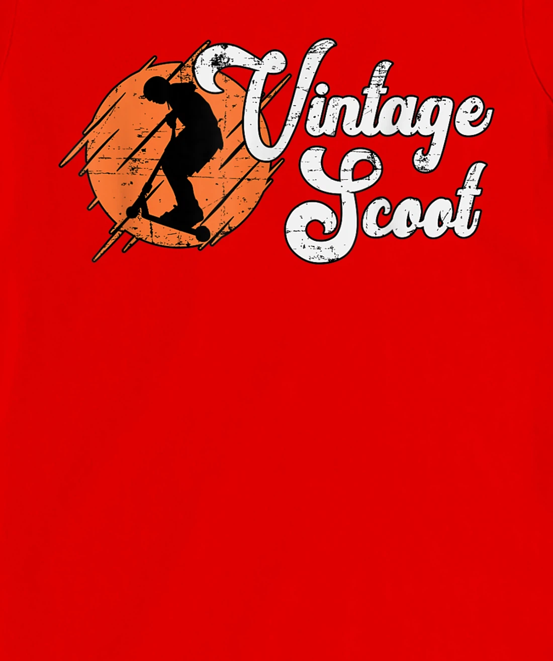 Vintage Scoot Skate Hall Vintage Retro Style Funny Scooter T-Shirt, Women T-Shirt