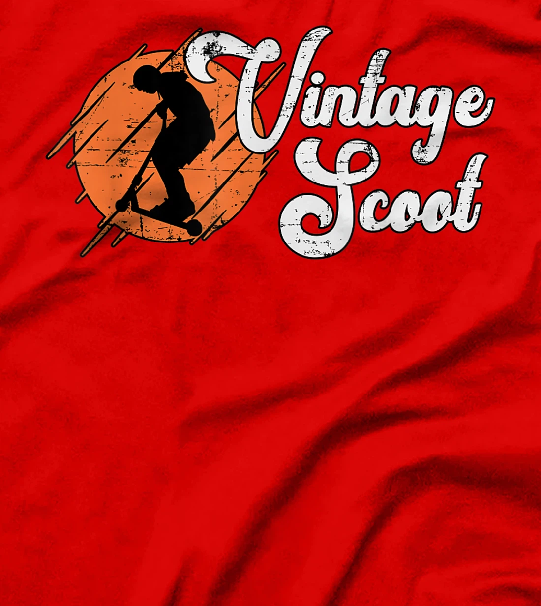 Vintage Scoot Skate Hall Vintage Retro Style Funny Scooter T-Shirt, Women T-Shirt