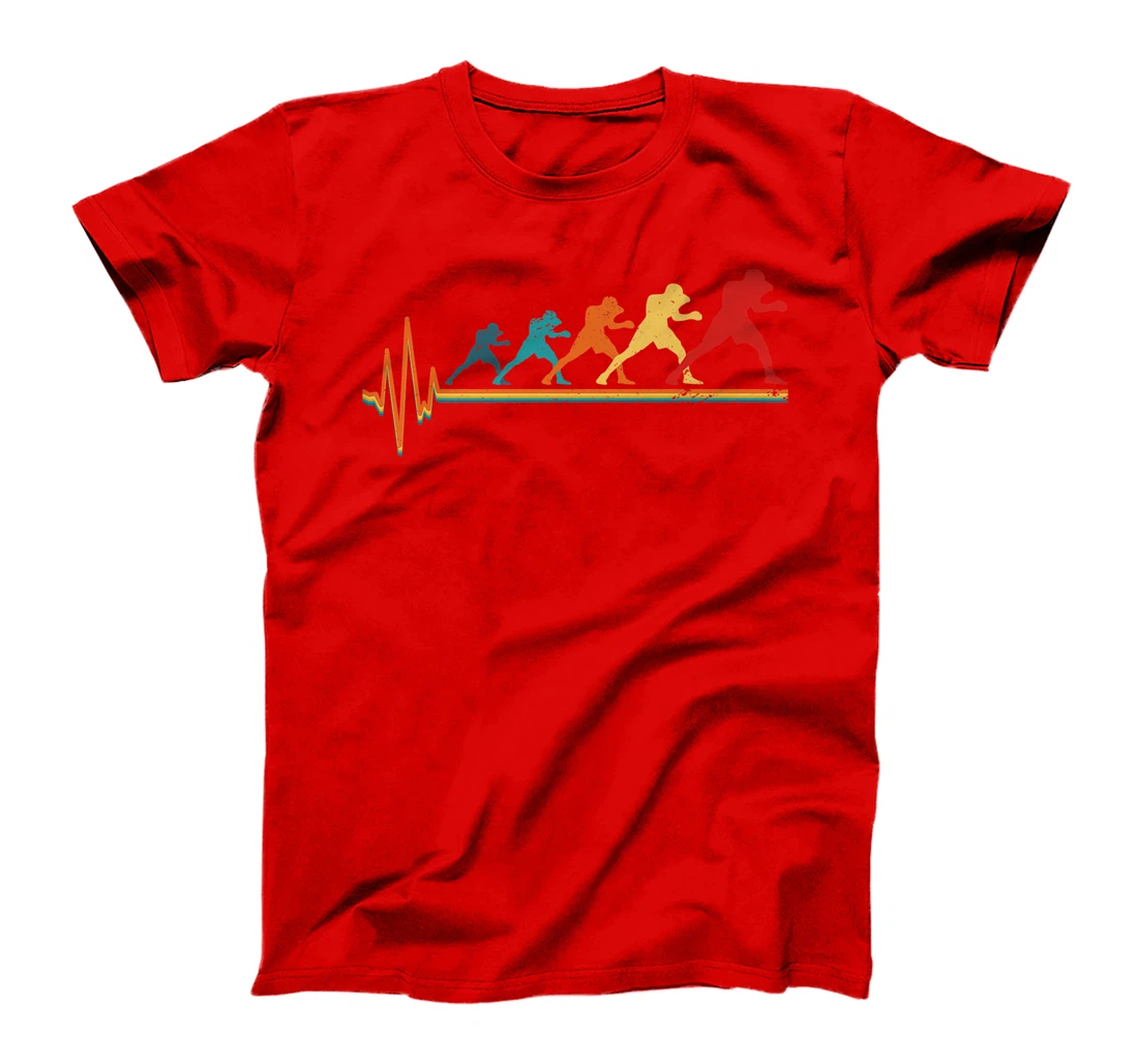 Retro Boxing Heartbeat Boxing Boxing Match Boxer Sayings T-Shirt, Women T-Shirt