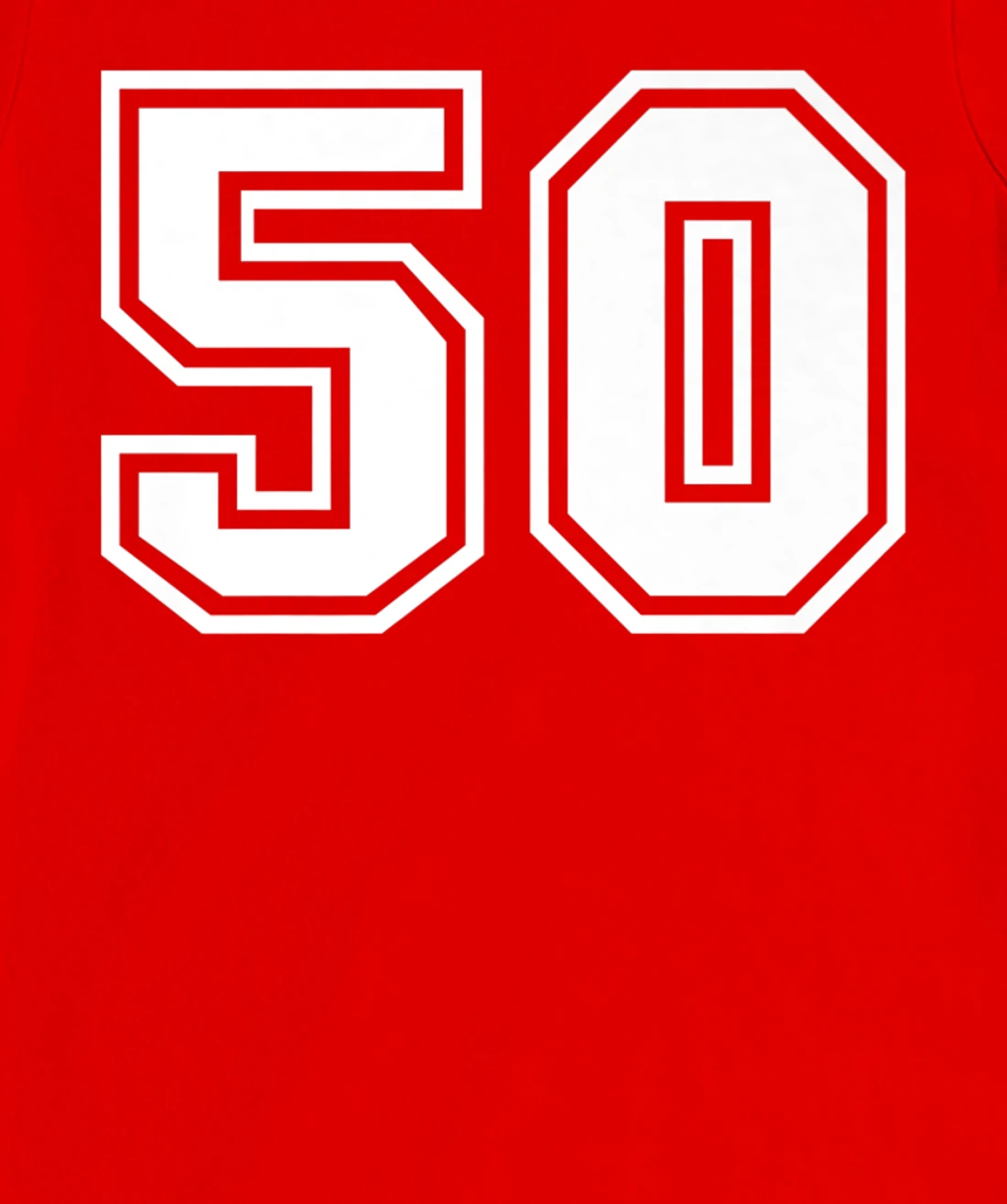 Number #50 Sports Jersey Lucky Favorite Number T-Shirt, Kid T-Shirt and Women T-Shirt