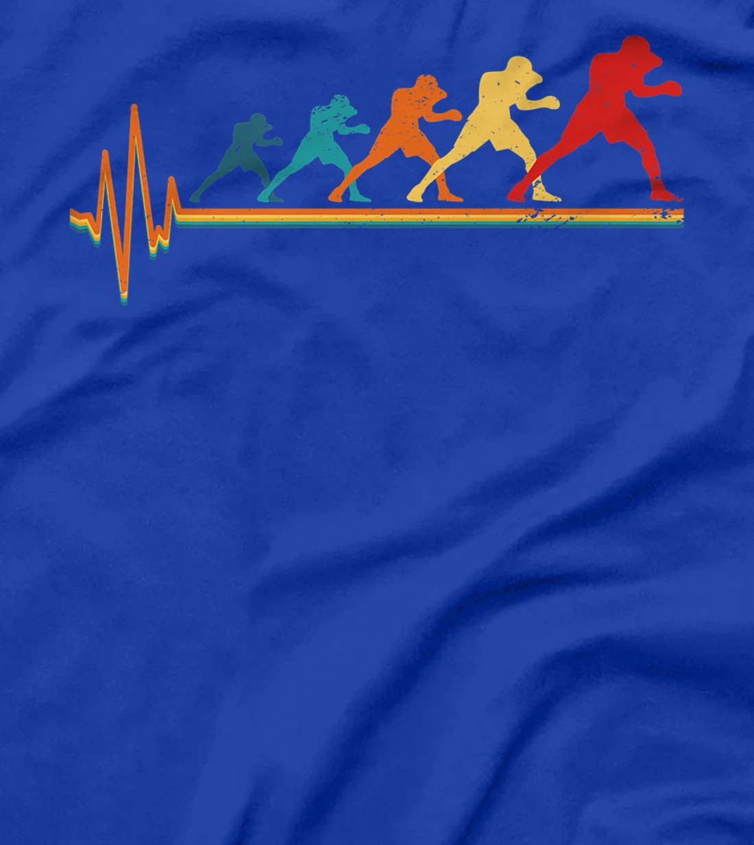 Retro Boxing Heartbeat Boxing Boxing Match Boxer Sayings T-Shirt, Women T-Shirt