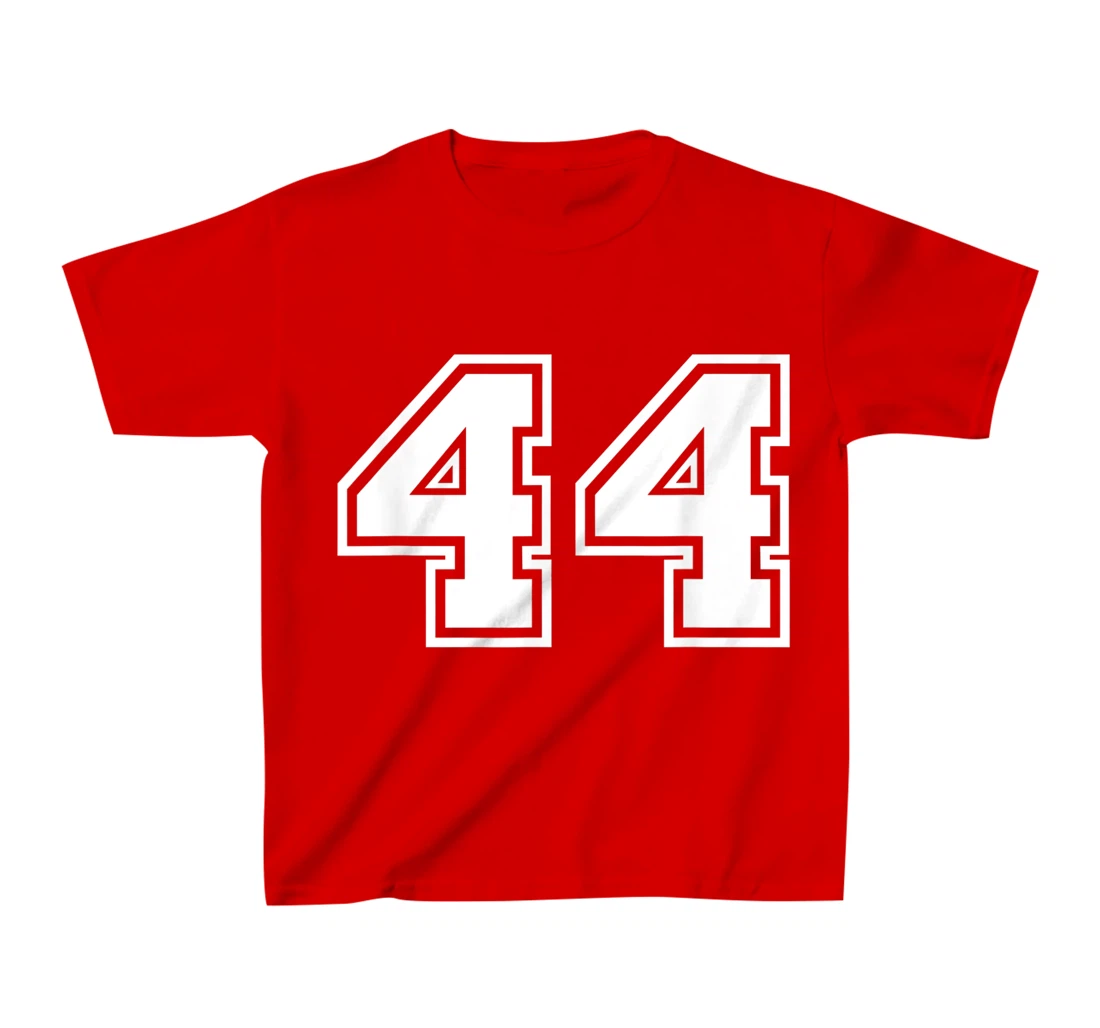 Number #44 Sports Jersey Lucky Favorite Number T-Shirt, Kid T-Shirt and Women T-Shirt