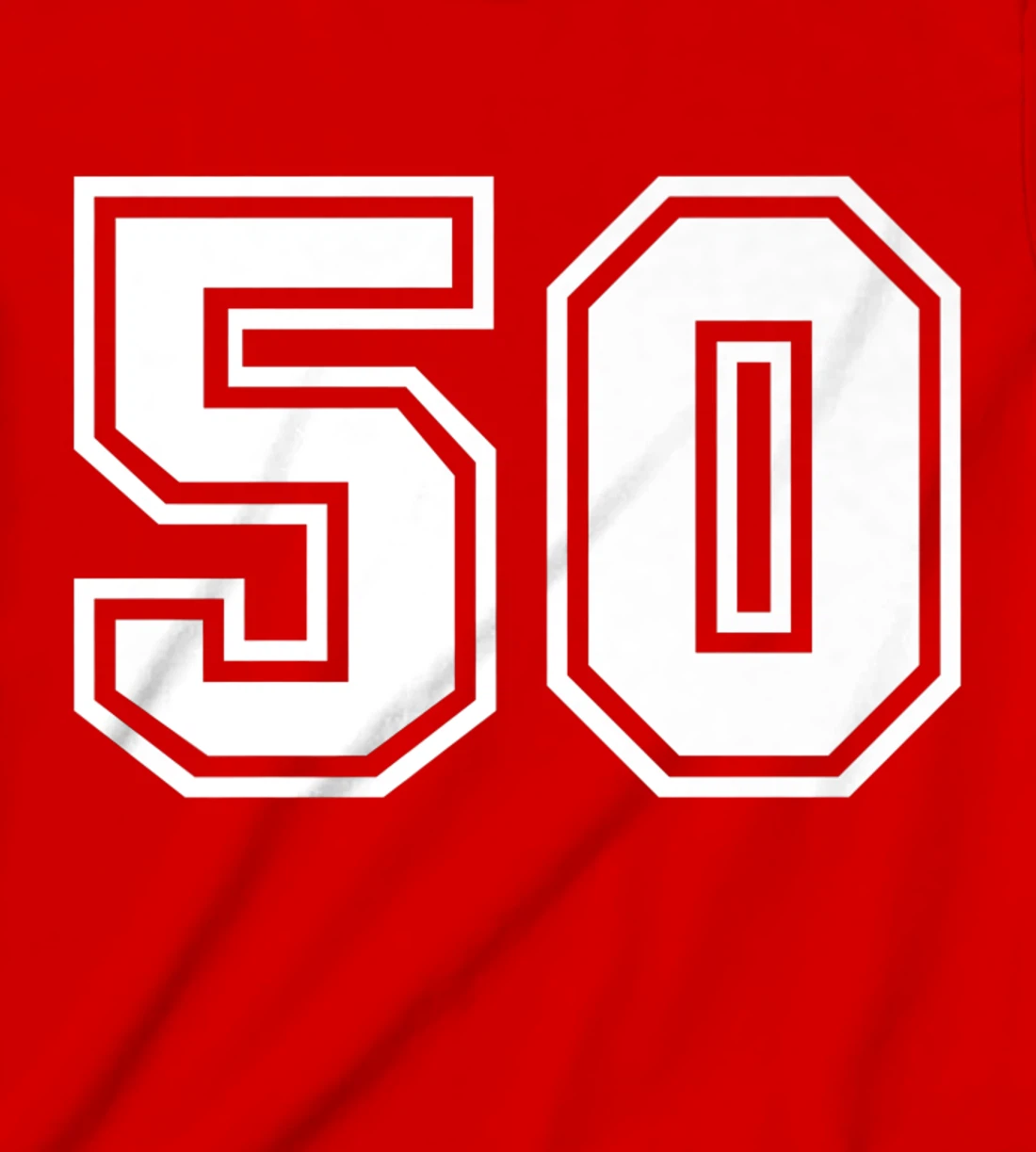 Number #50 Sports Jersey Lucky Favorite Number T-Shirt, Kid T-Shirt and Women T-Shirt